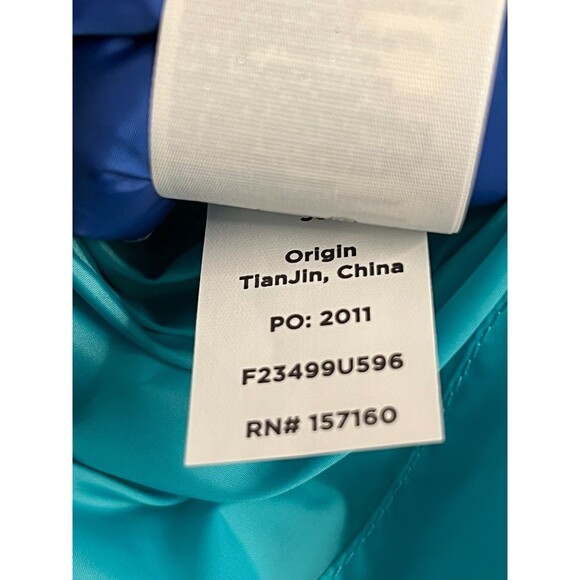 NWT COTOPAXI Kids XL Teca Calido Zip Vest Reversible Sleepover Green Blue Orange - Picture 11 of 11